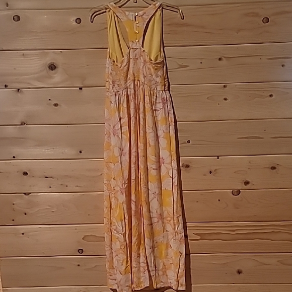 Japna Women's Tropical Floral Maxi Dress Size L - Picture 2 of 7